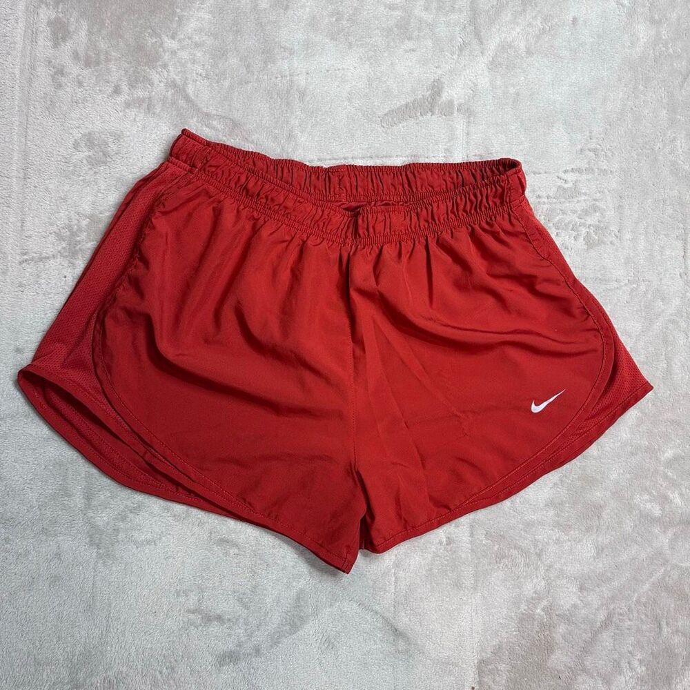 Nike~Women's~ Dri-Fit Running Shorts, Burnt Orange~Size Large
